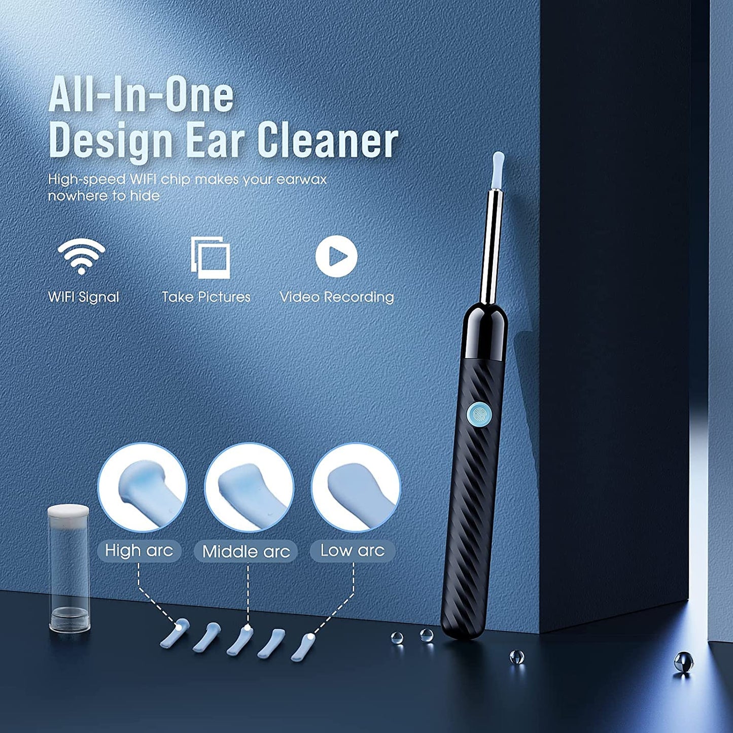 Wireless Ear Wax Removal Kit with Camera & Light