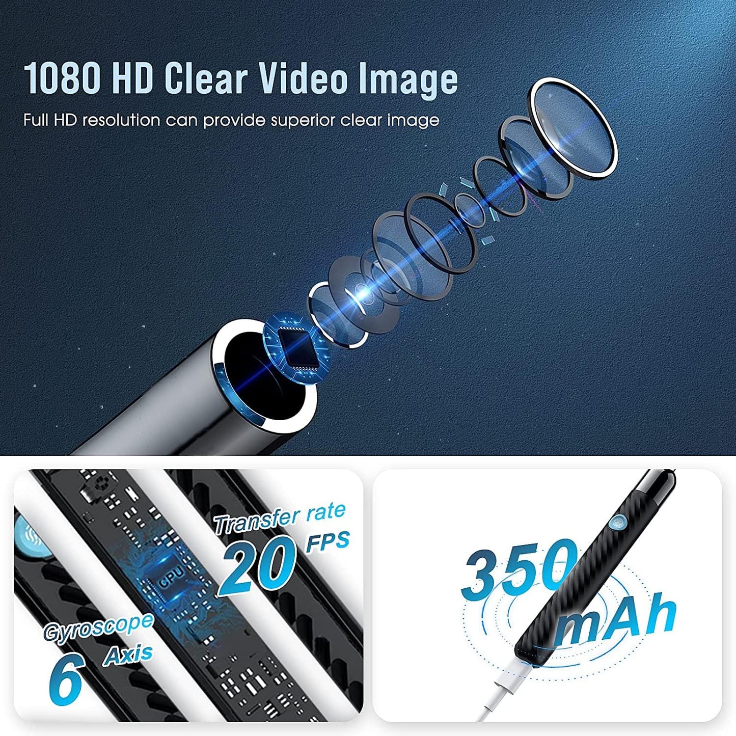 Wireless Ear Wax Removal Kit with Camera & Light