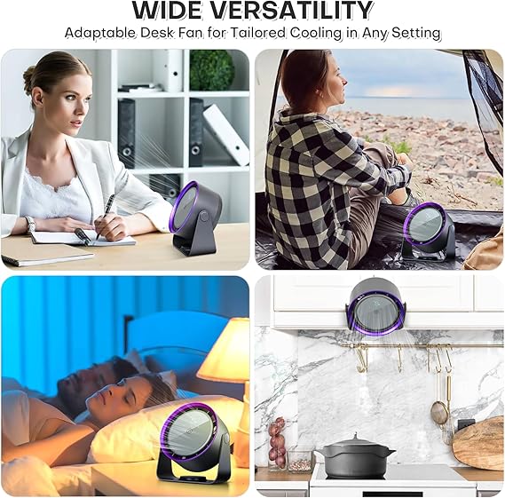 Digital Display Rechargeable Battery Operated Fan