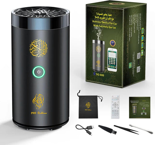 Electric Bakhoor Incense Burner & Diffuser with Speaker