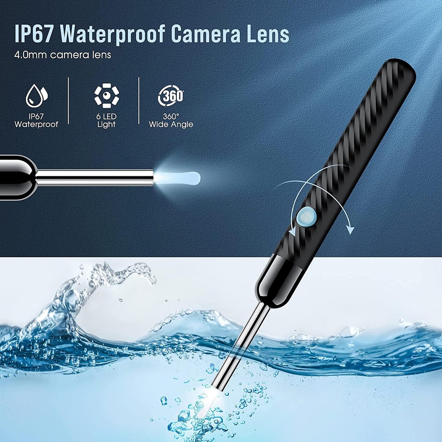 Wireless Ear Wax Removal Kit with Camera & Light