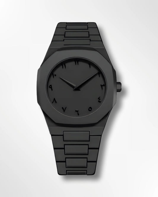 Arabic Matt Black Watch | Limited Edition